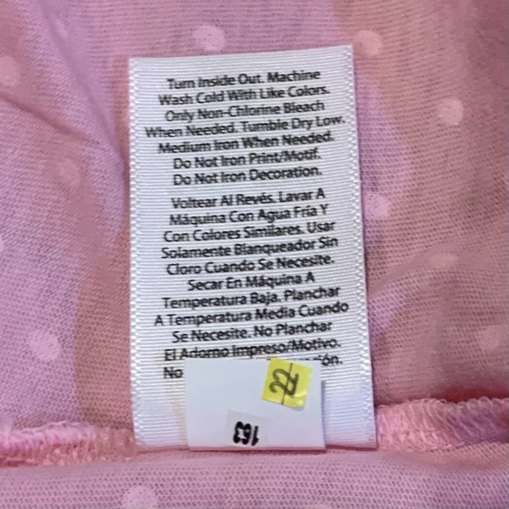 Wonder Nation Girls TShirt Large 10-12 Unicorn Sequins New with Tags Pink Dot